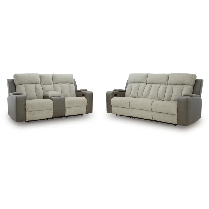 WhipLash Power Reclining Sofa and Loveseat