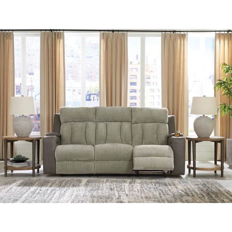 Stately Check Power Reclining Sofa