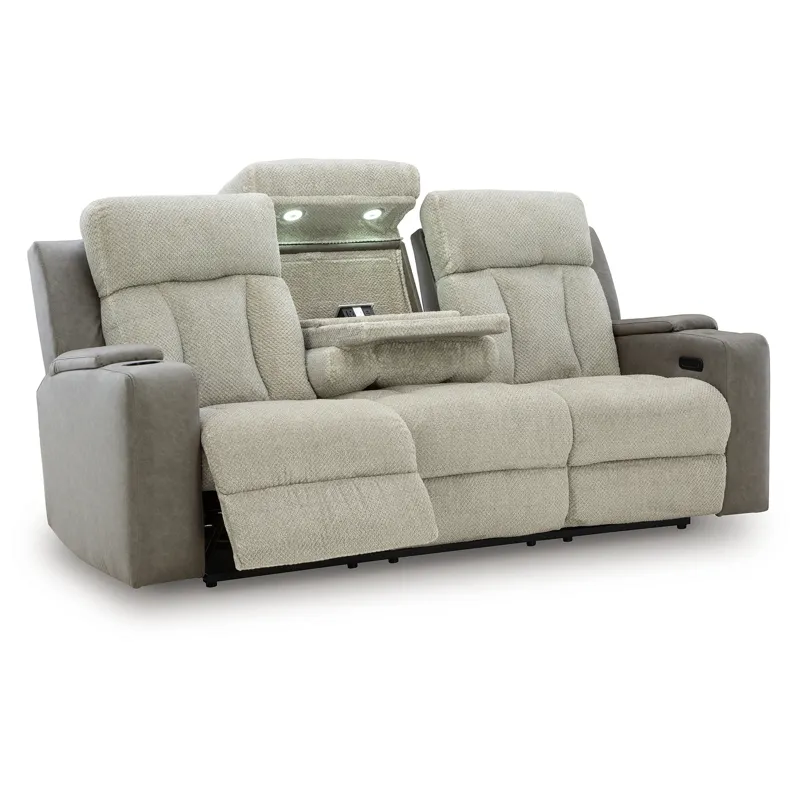 Stately Check Power Reclining Sofa