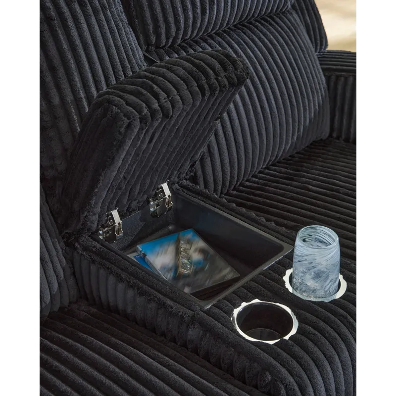 Forest Lake Power Reclining Loveseat with Console