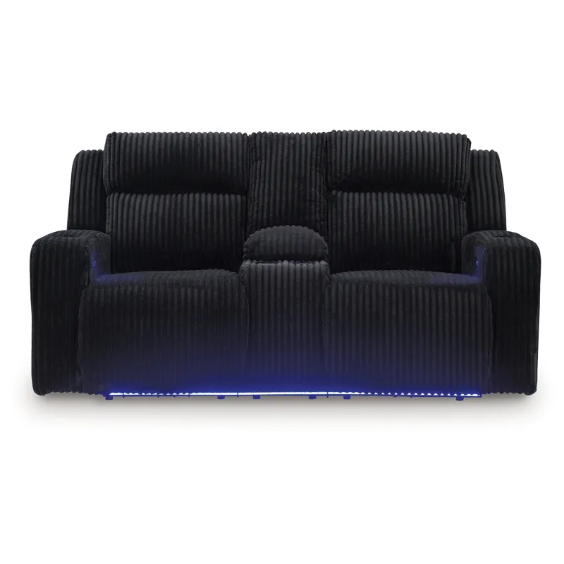 Forest Lake Power Reclining Loveseat with Console