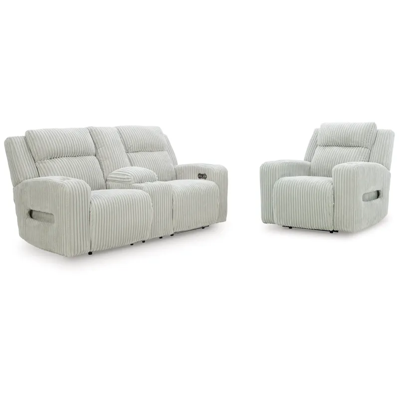 Forest Lake Power Reclining Loveseat and Power Recliner