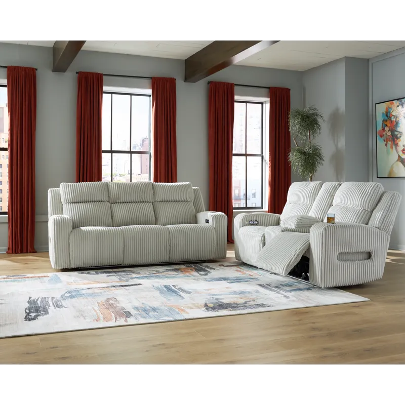 TwinBrooke Power Reclining Sofa and Loveseat