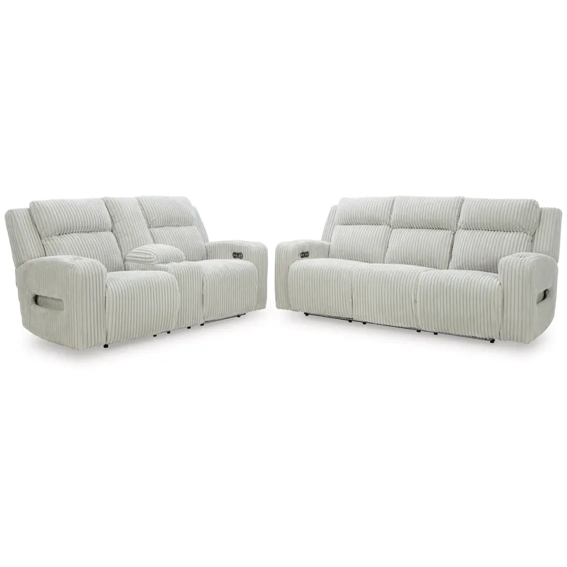 Forest Lake Power Reclining Sofa and Loveseat