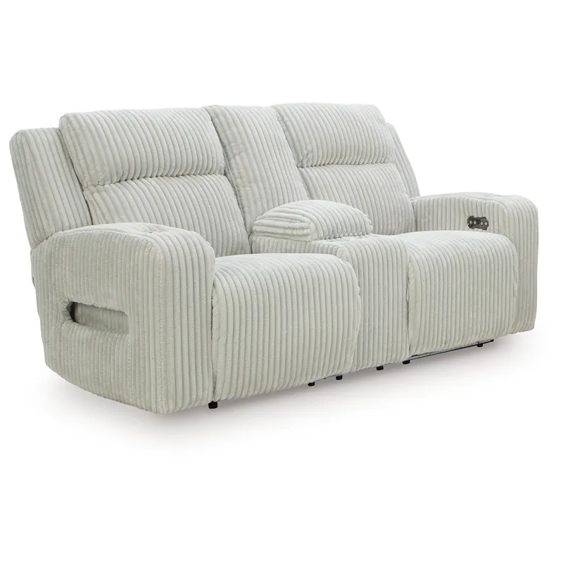 Forest Lake Power Reclining Loveseat with Console