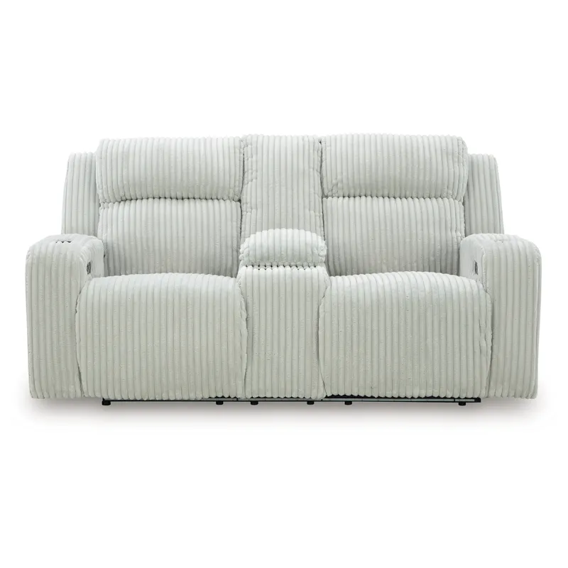 Forest Lake Power Reclining Loveseat with Console