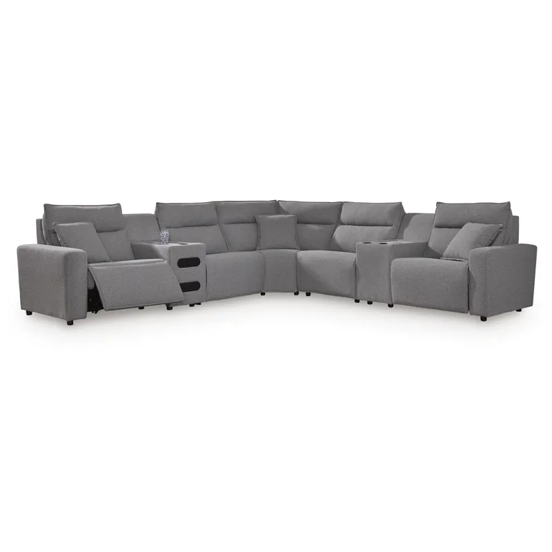 Modmax II 7-Piece Power Reclining Sectional with Audio Consoles