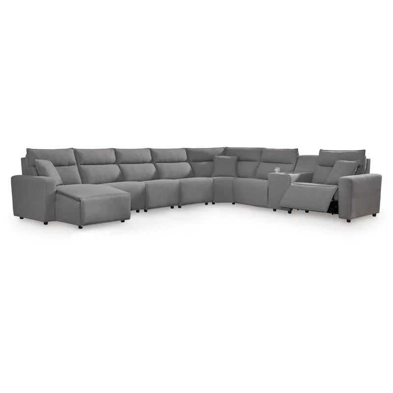 Modmax II 8-Piece Power Reclining Sectional with Console