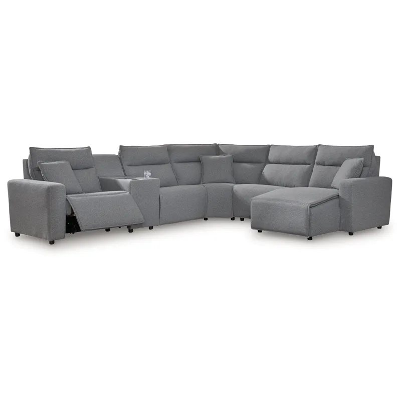 Modmax 6-Piece Power Reclining Sectional with Chaise