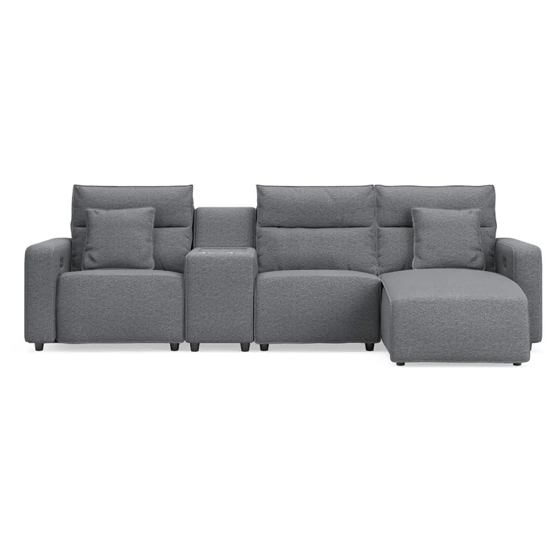 Modmax II 4-Piece Reclining Sectional with Chaise and Console