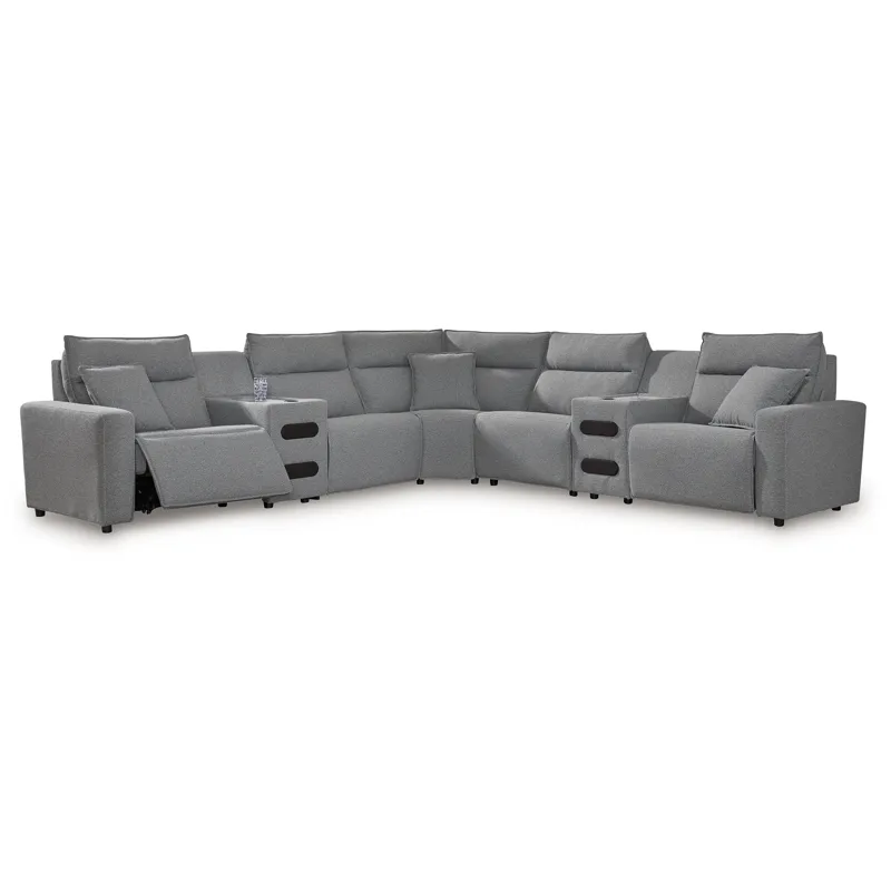 Modmax 7-Piece Power Reclining Sectional with Chaise