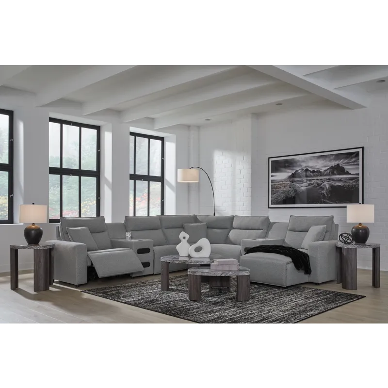 Modmax 7-Piece Power Reclining Sectional with Chaise