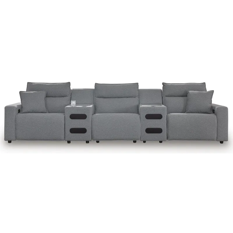 Modmax II 5-Piece Reclining Sectional with Audio Consoles
