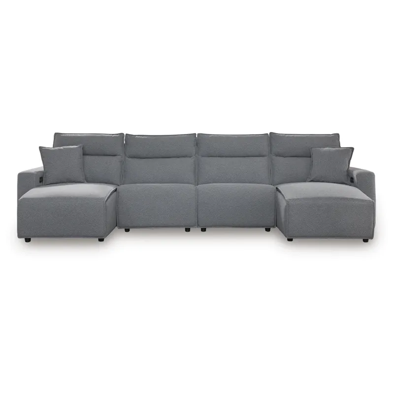 Modmax II 4-Piece Reclining Sectional with Double Chaise