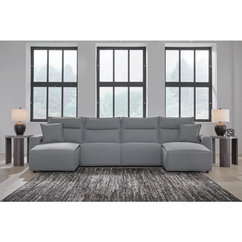 Modmax II 4-Piece Reclining Sectional with Double Chaise
