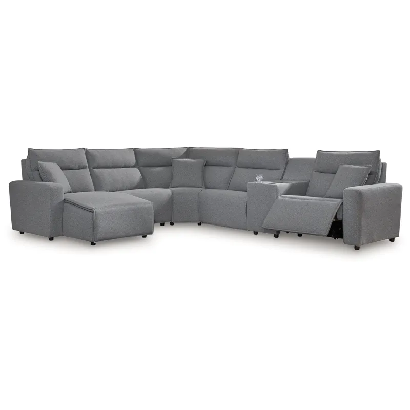 Modmax 6-Piece Power Reclining Sectional with Chaise