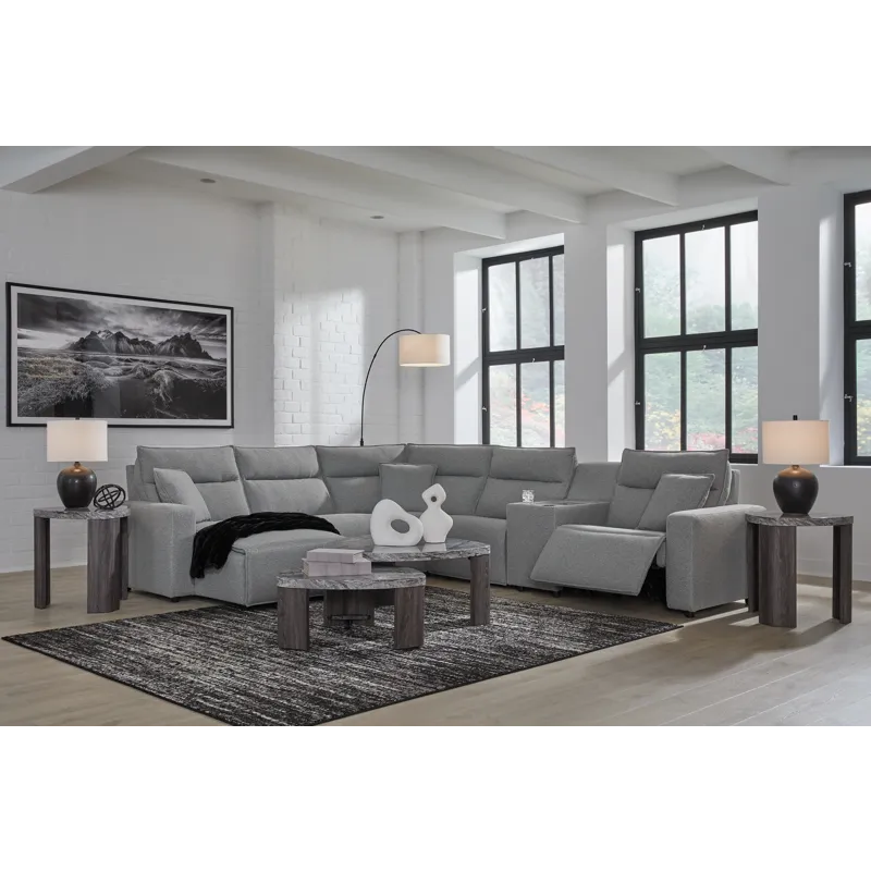 Modmax 6-Piece Power Reclining Sectional with Chaise