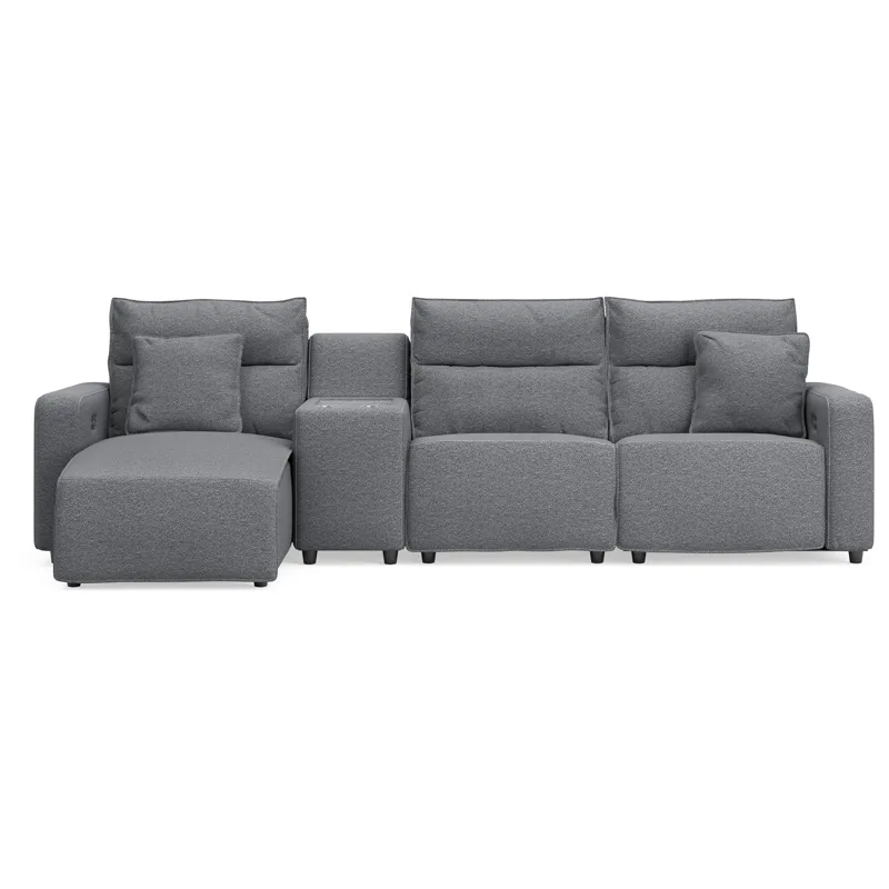 Modmax II 4-Piece Reclining Sectional with Chaise and Console
