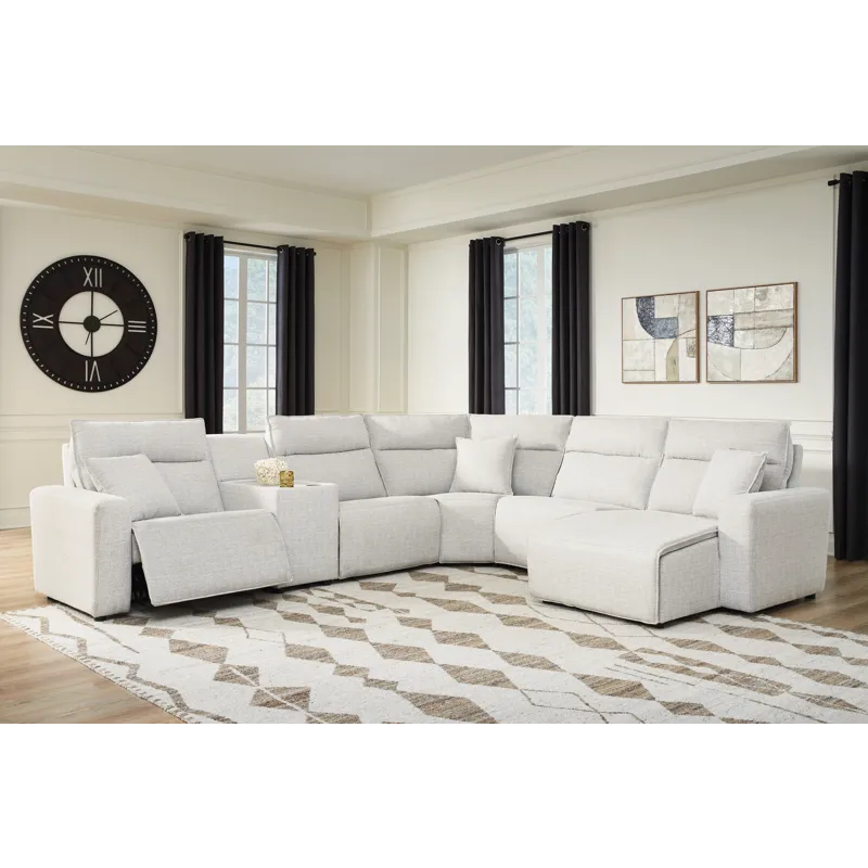 Modmax II 6-Piece Power Reclining Sectional with Chaise and Console