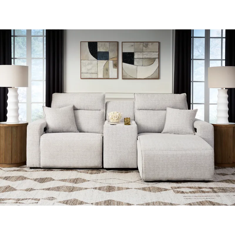 Modmax II 3-Piece Power Reclining Sectional with Chaise and Console