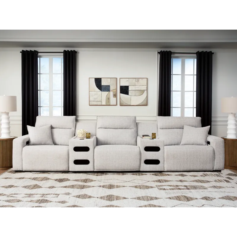 Modmax II 5-Piece Power Reclining Sectional with Audio Consoles