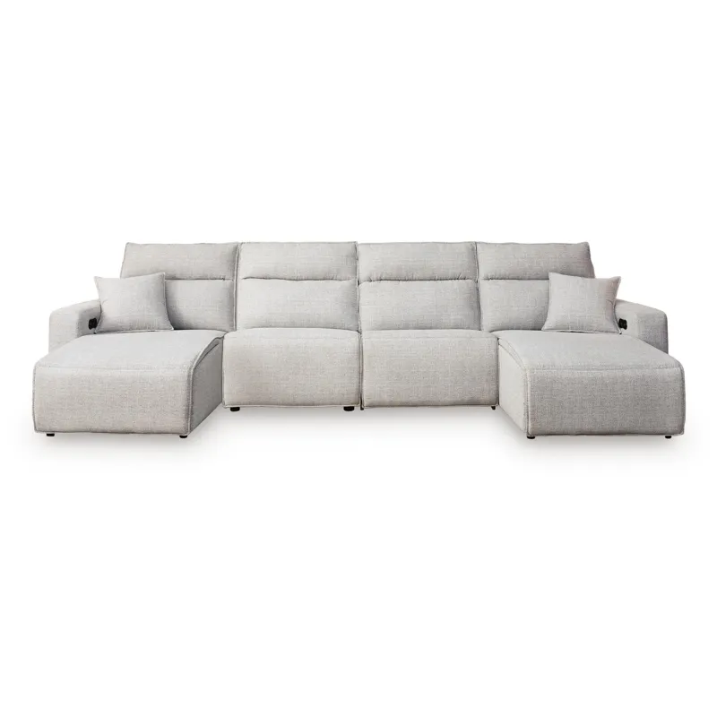 Modmax II 4-Piece Reclining Sectional with Double Chaise