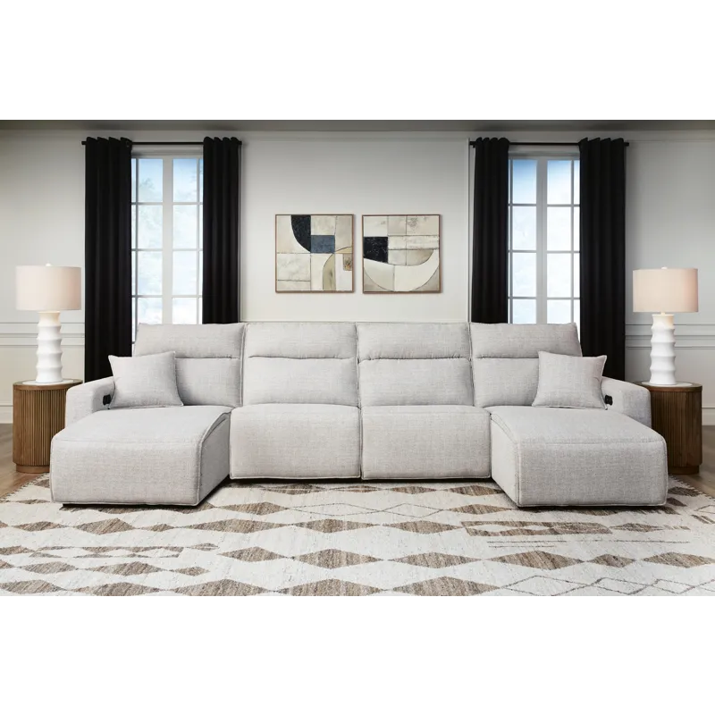 Modmax II 4-Piece Reclining Sectional with Double Chaise