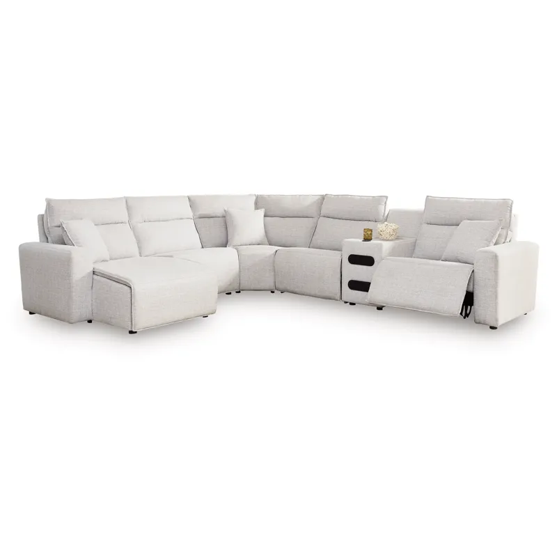 Modmax II 6-Piece Reclining Sectional with Chaise and Audio Console