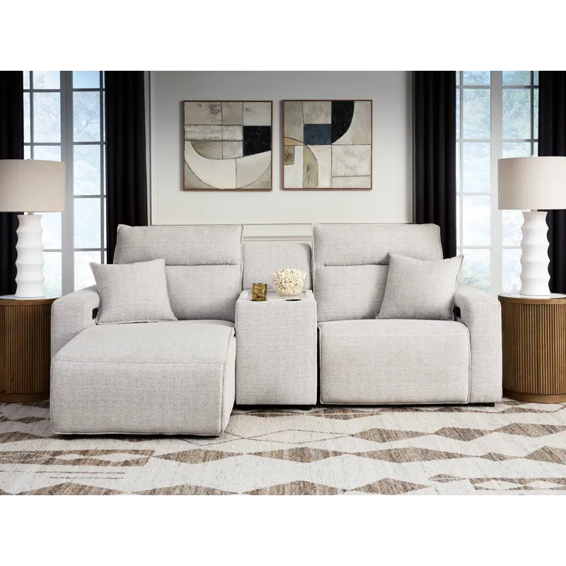 Modmax II 3-Piece Power Reclining Sectional with Chaise and Console