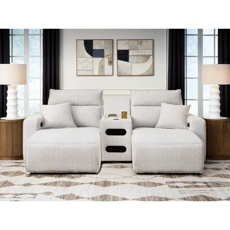 Modmax II 3-Piece Power Reclining Sectional with Chaise and Audio Console