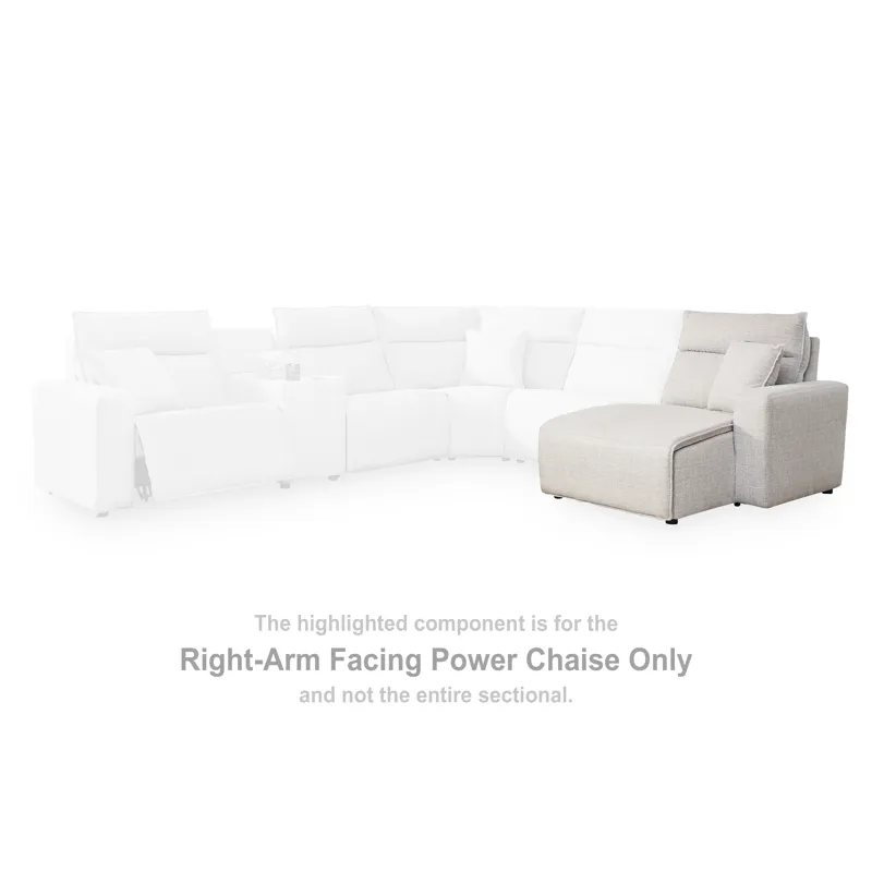 Modmax II Right-Arm Facing Power Chaise