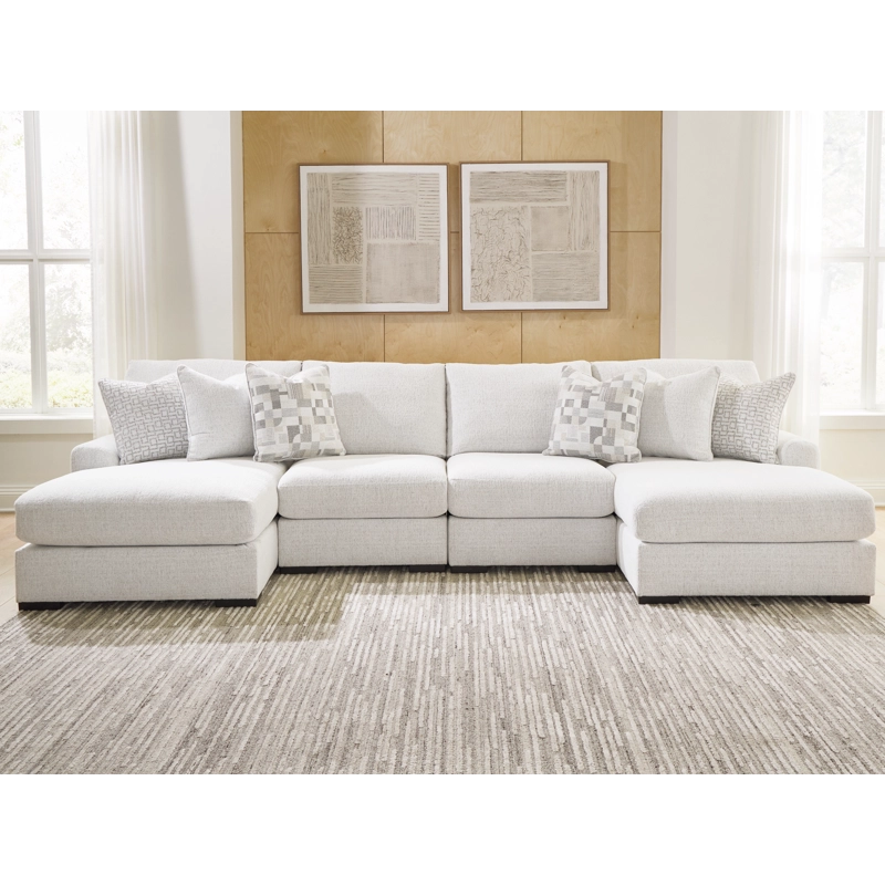 Wynncroft Manor 4-Piece Double Chaise Sectional