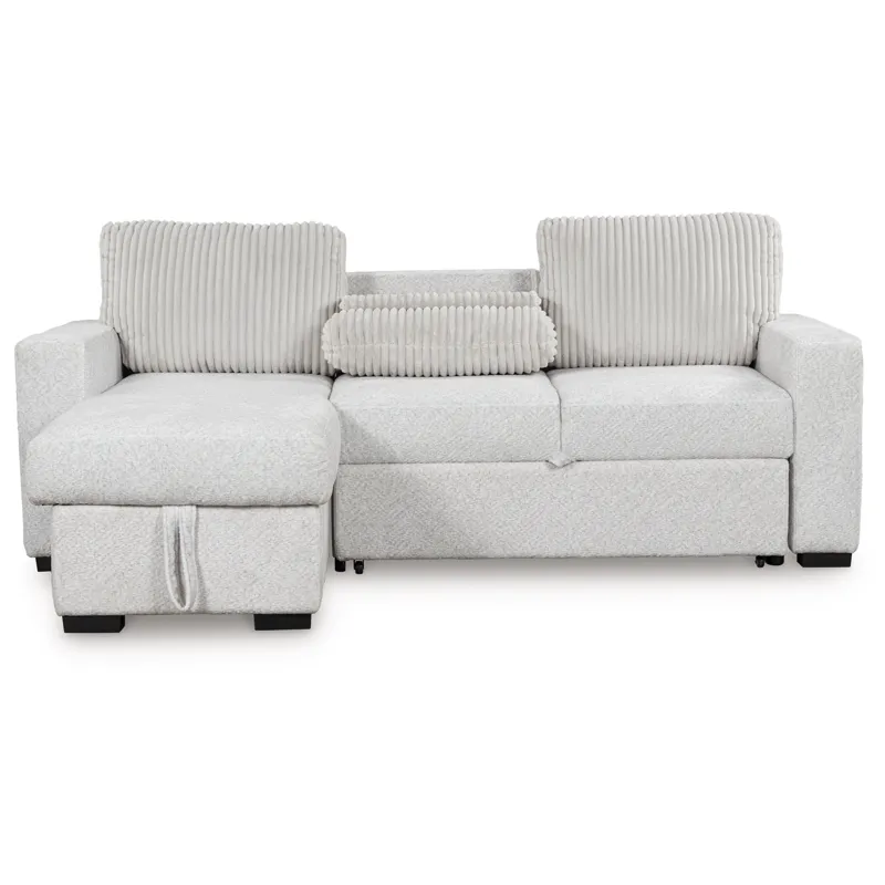 Poppleton 2-Piece Sectional with Pop Up Sleeper and Chaise