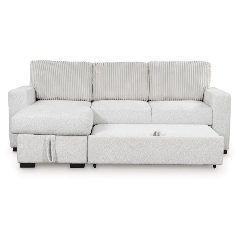 Poppleton 2-Piece Sectional with Pop Up Sleeper and Chaise