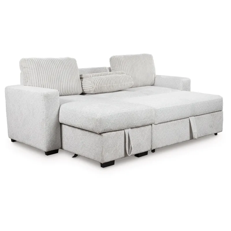 Poppleton 2-Piece Sectional with Pop Up Sleeper and Chaise