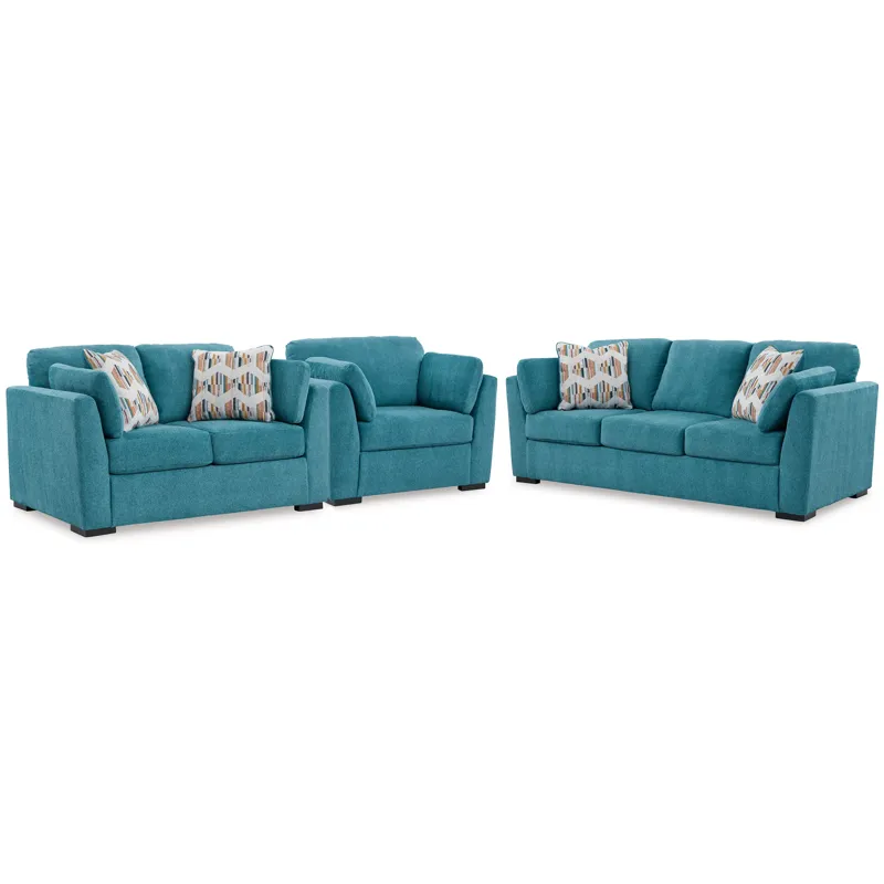 Keerwick Queen Sofa Sleeper, Loveseat and Oversized Chair