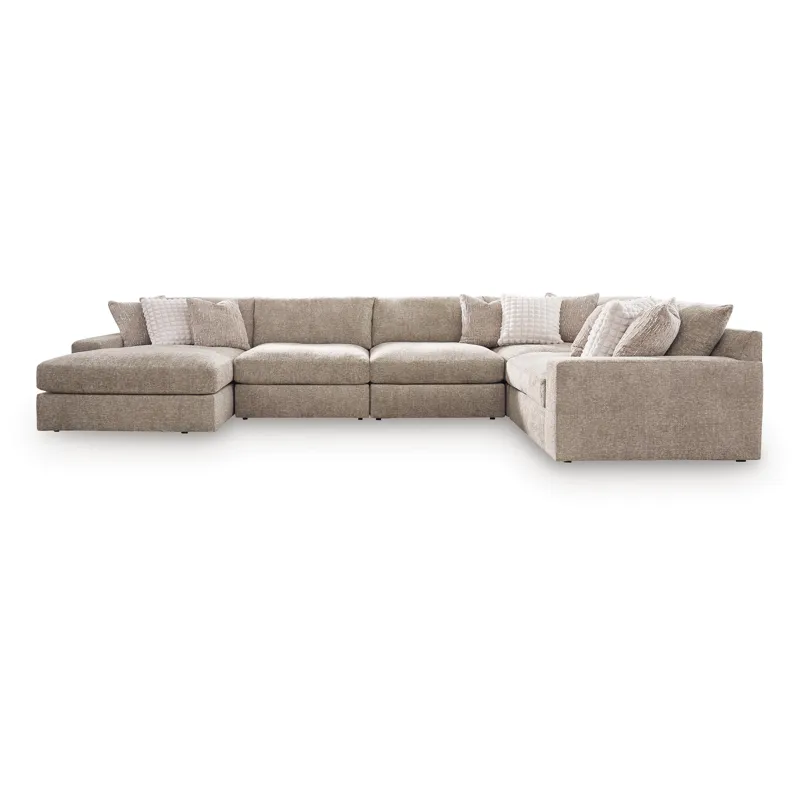 Nexora-Court 5-Piece Sectional with Chaise