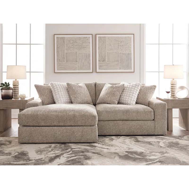 Nexora-Court 2-Piece Sectional with Chaise