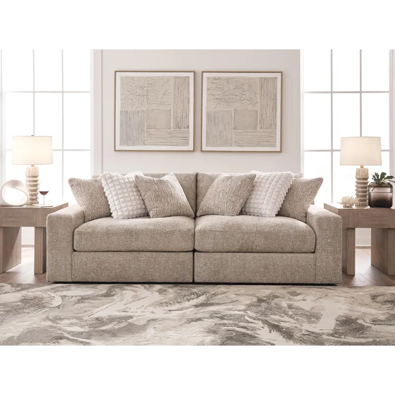 Nexora-Court 2-Piece Sectional Loveseat