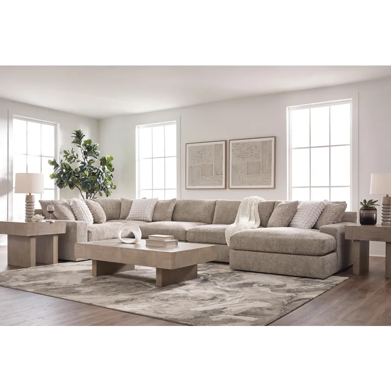 Nexora-Court 5-Piece Sectional with Chaise