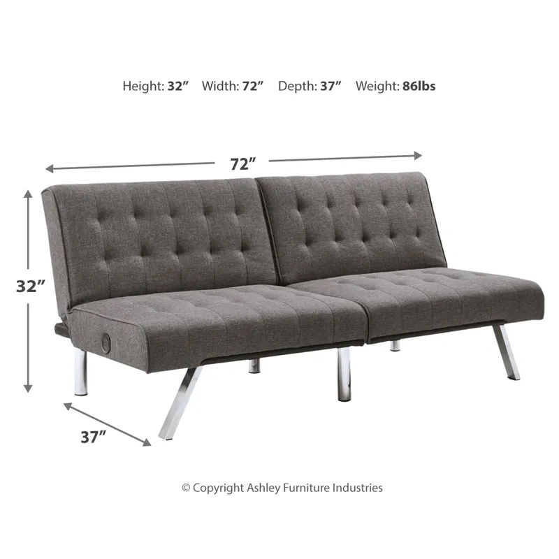 Sivley Flip Flop Armless Sofa