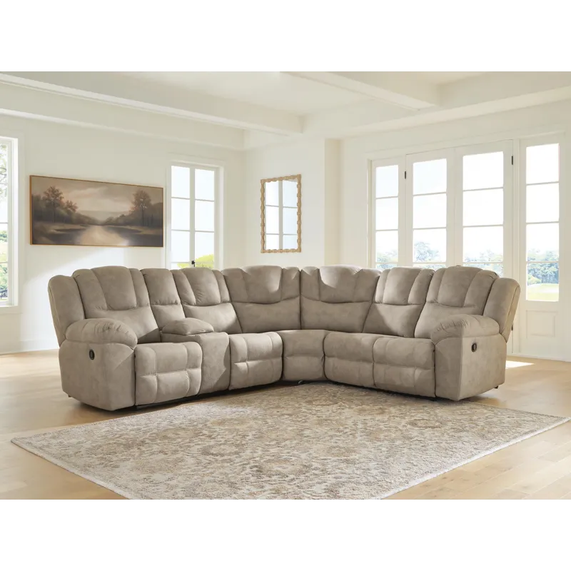 Ravenswaye 3-Piece Reclining Sectional with Console