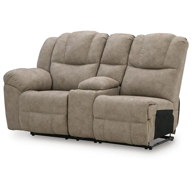 Pearce-Pike Left-Arm Facing Reclining Loveseat with Console