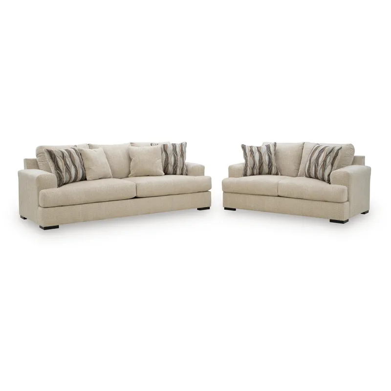 Lofwood Sofa and Loveseat