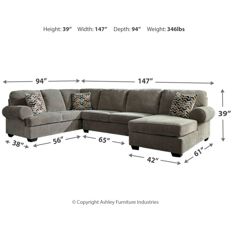 Signature Design By Ashley Fallston Living Room Sectional