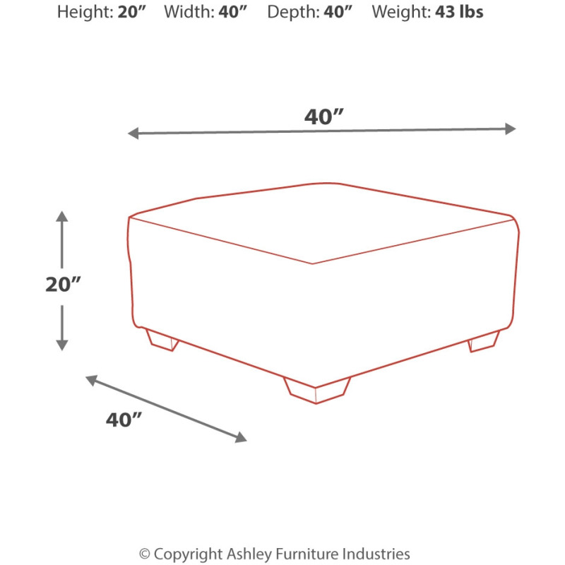 Jinllingsly Oversized Ottoman