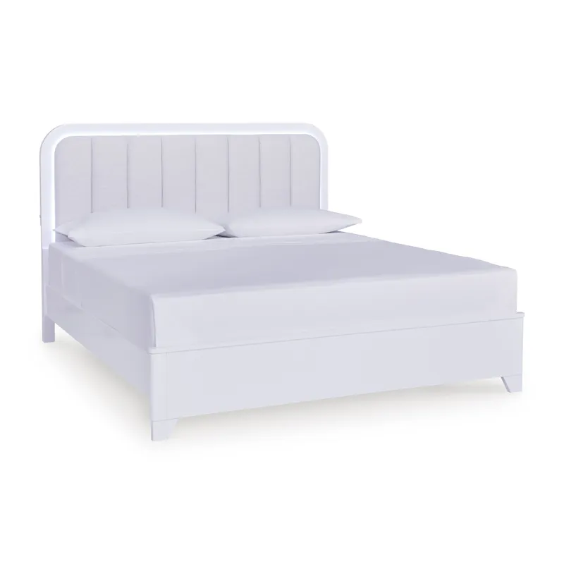 Frostlyn Queen Upholstered Panel Bed