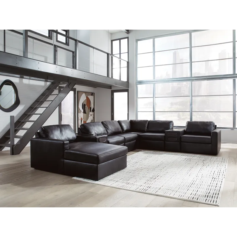 ModMax II 8-Piece Sectional with Chaise and Audio Consoles