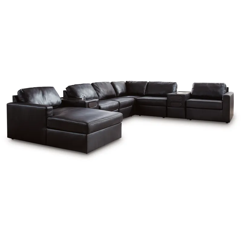 ModMax II 8-Piece Sectional with Chaise and Audio Consoles