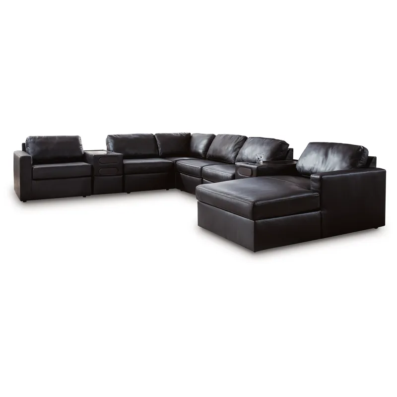 ModMax II 8-Piece Sectional with Chaise and Audio Consoles